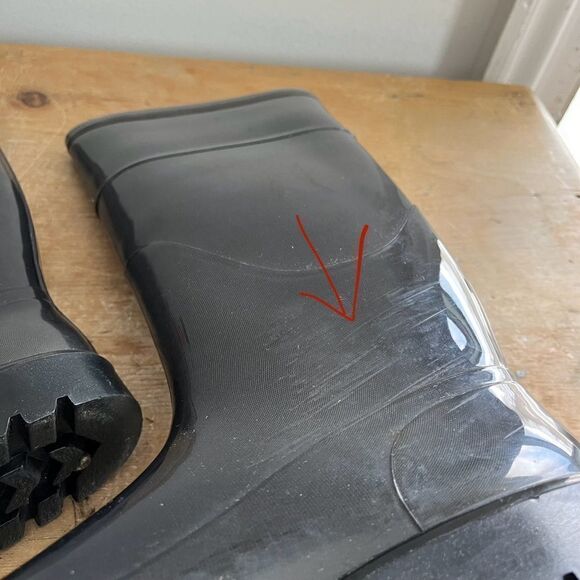 Burberry Authentic Beat Rainboot Black 40 - Picture 12 of 12